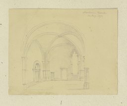 Vorhalle der Basilika des Klosters Maulbronn, Carl Theodor Reiffenstein