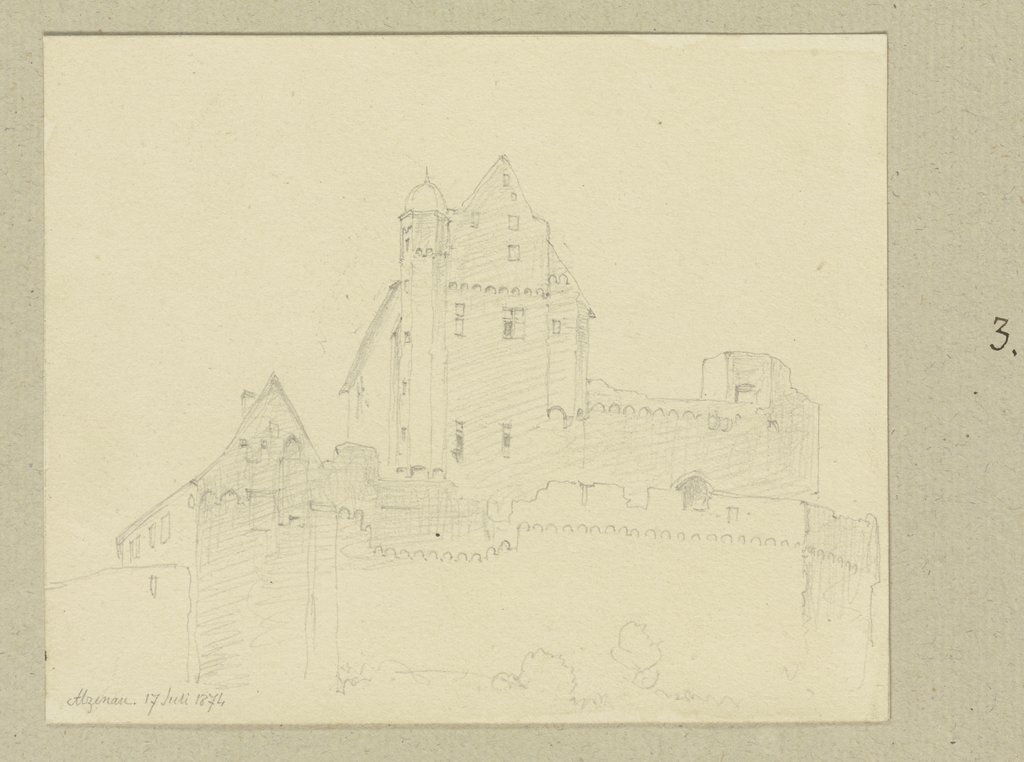 Alzenau castle, Carl Theodor Reiffenstein