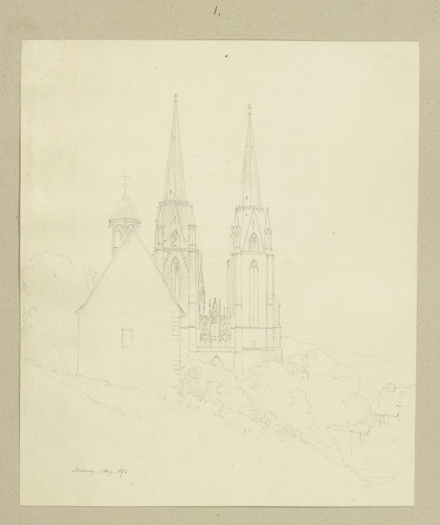 Elisabeth's church in Marburg, Carl Theodor Reiffenstein