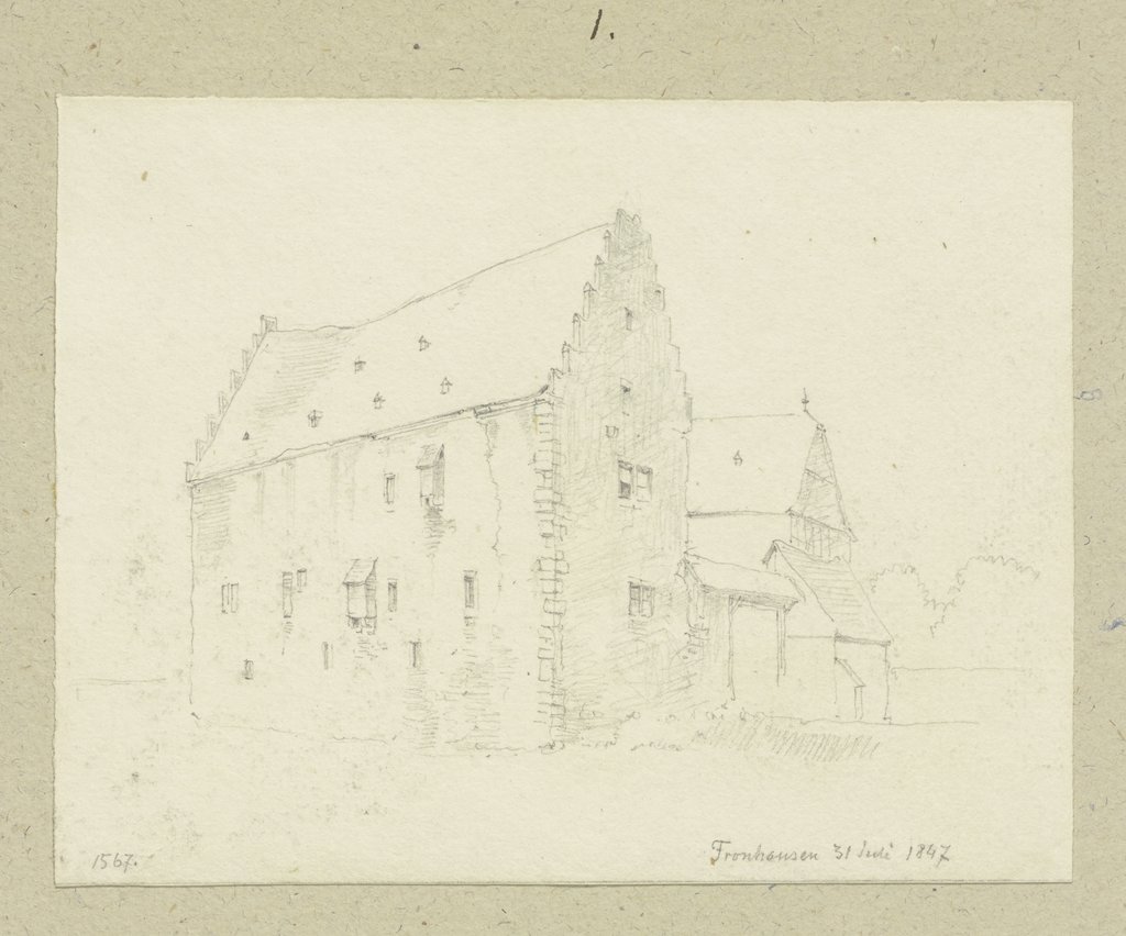 Fronhausen castle, Carl Theodor Reiffenstein