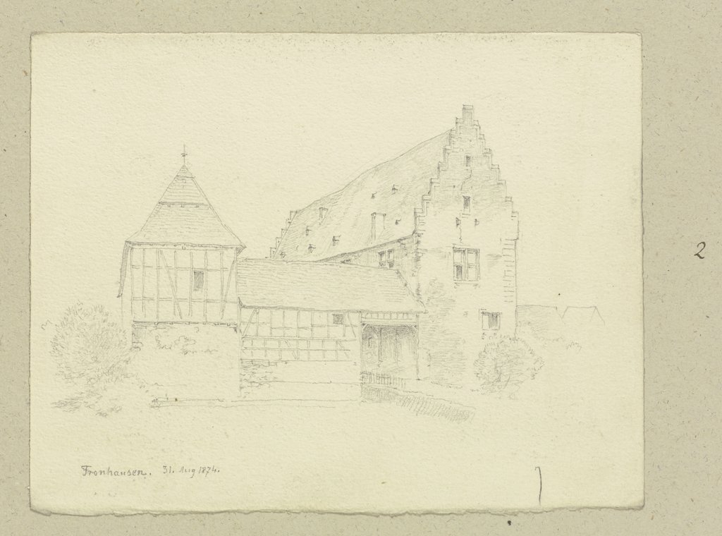 Fronhausen castle, Carl Theodor Reiffenstein