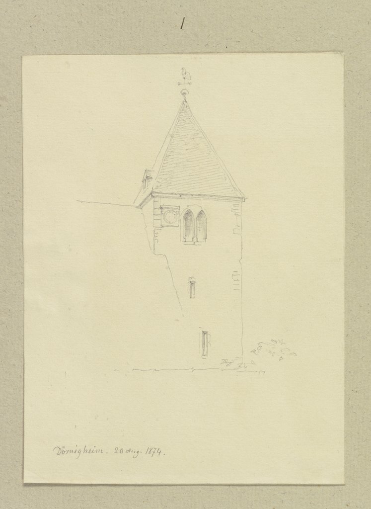 Kirchturm in Maintal-Dörnigheim, Carl Theodor Reiffenstein