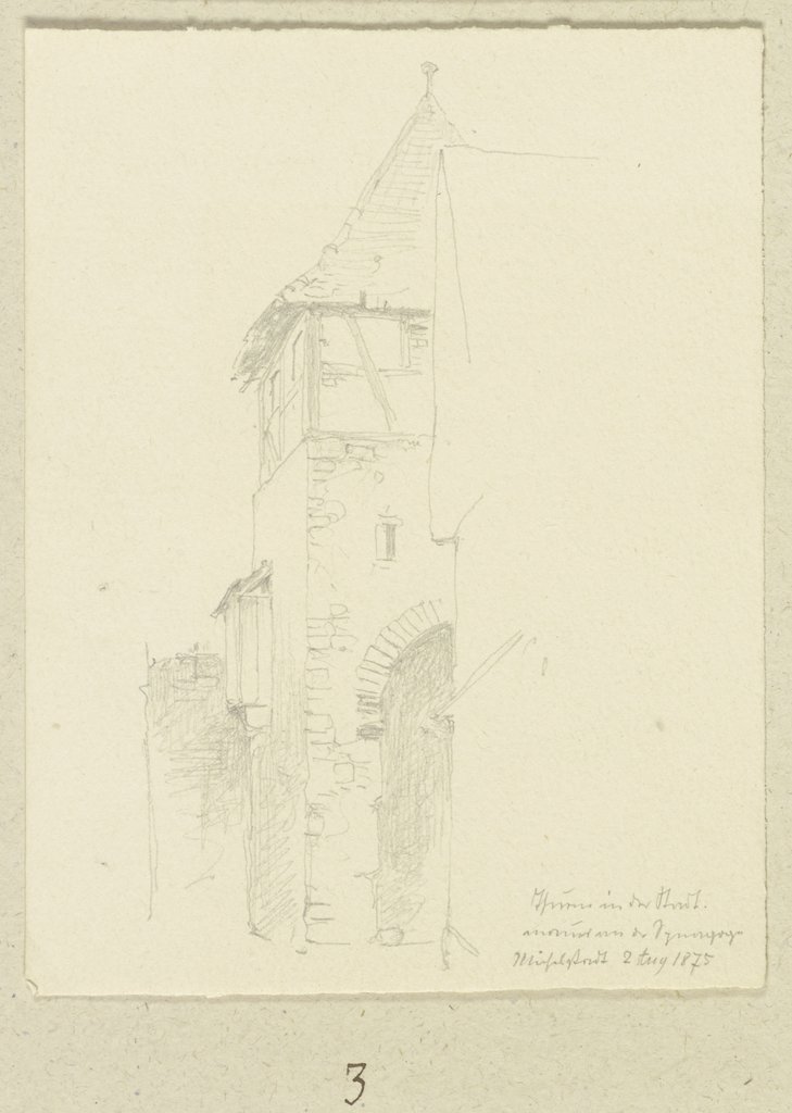 Stadtmauerturm in Michelstadt, Carl Theodor Reiffenstein