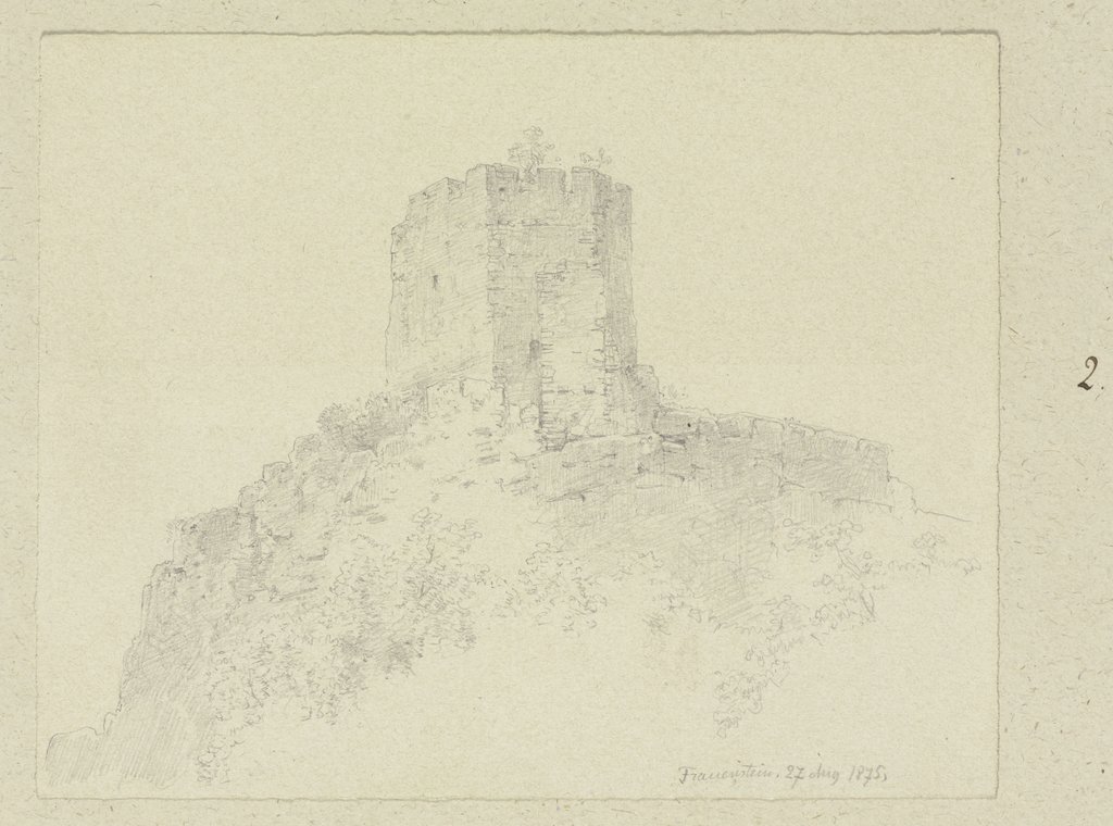 Burgruine Frauenstein bei Wiesbaden, Carl Theodor Reiffenstein