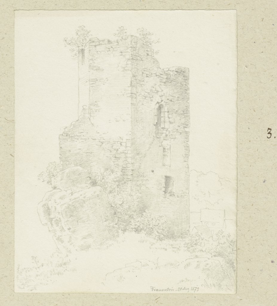 Burgruine Frauenstein bei Wiesbaden, Carl Theodor Reiffenstein