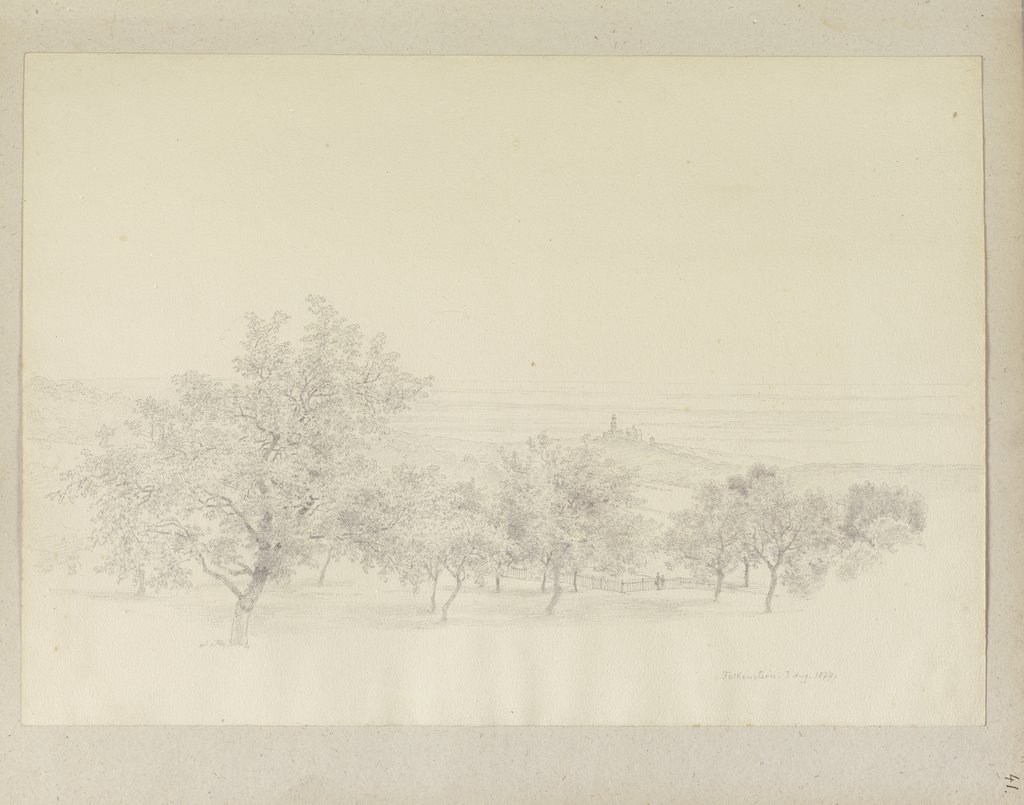 Orchard meadow near Kronberg, Carl Theodor Reiffenstein