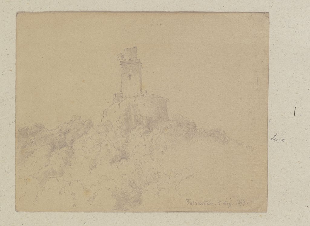 Falkenstein castle, Carl Theodor Reiffenstein