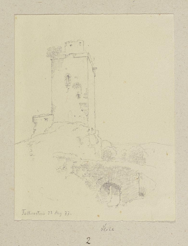 Falkenstein castle, Carl Theodor Reiffenstein