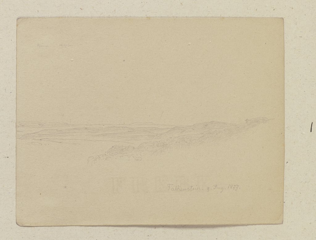 Long-distance view near Falkenstein, Carl Theodor Reiffenstein