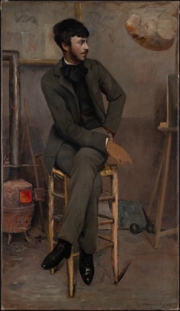 Portrait of a Painter in a Parisian Studio, Ottilie W. Roederstein