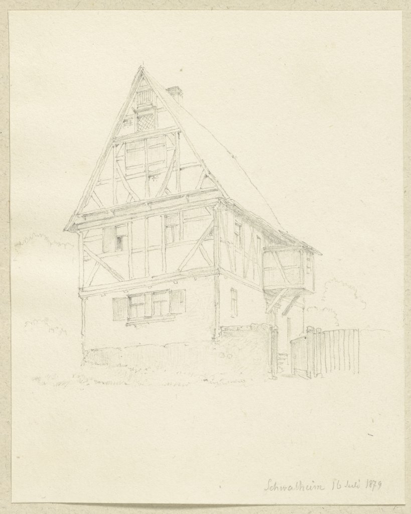 Half-timbered house in Schwalheim, Carl Theodor Reiffenstein