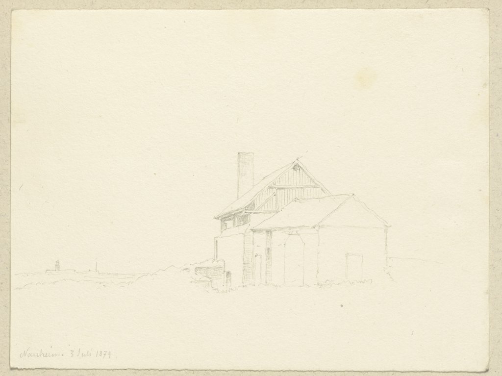 Farmstead near Bad Nauheim, Carl Theodor Reiffenstein