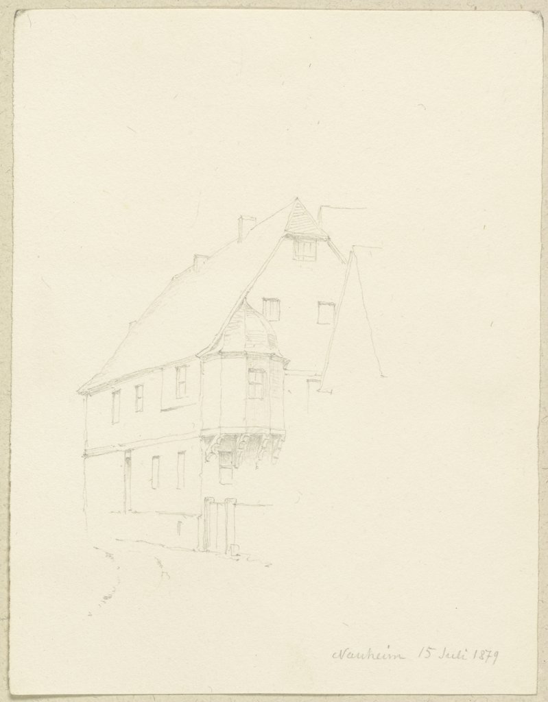 House with bay window in Bad Nauheim, Carl Theodor Reiffenstein