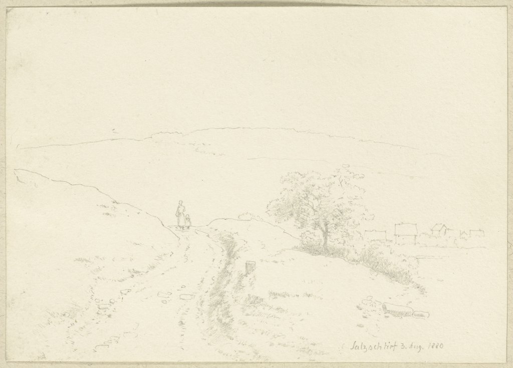 Landweg bei Salzschlirf, Carl Theodor Reiffenstein