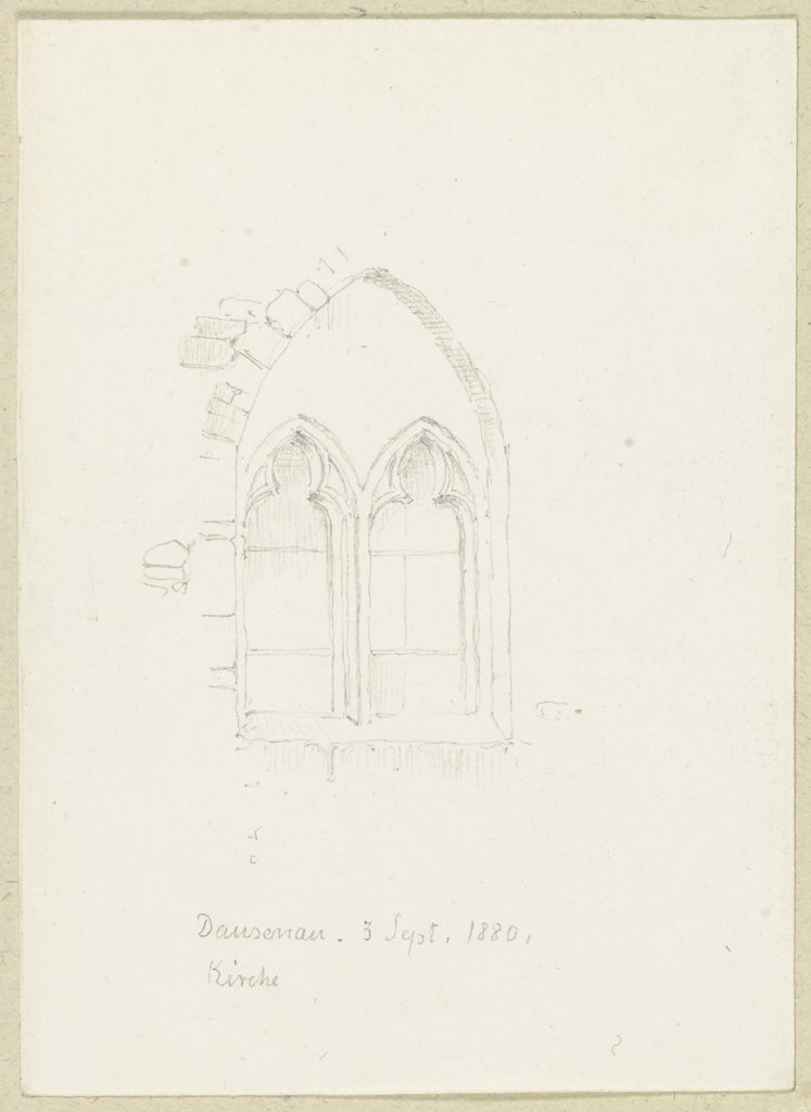 Biforium von St. Kastor in Dausenau, Carl Theodor Reiffenstein