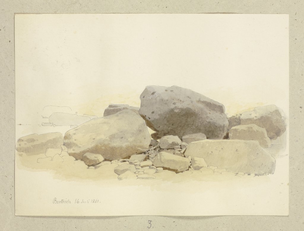 Cairn near Bertrich, Carl Theodor Reiffenstein