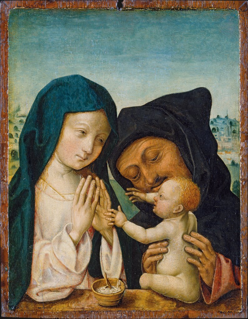 Die Heilige Familie, Meister des Bartholomäusaltars