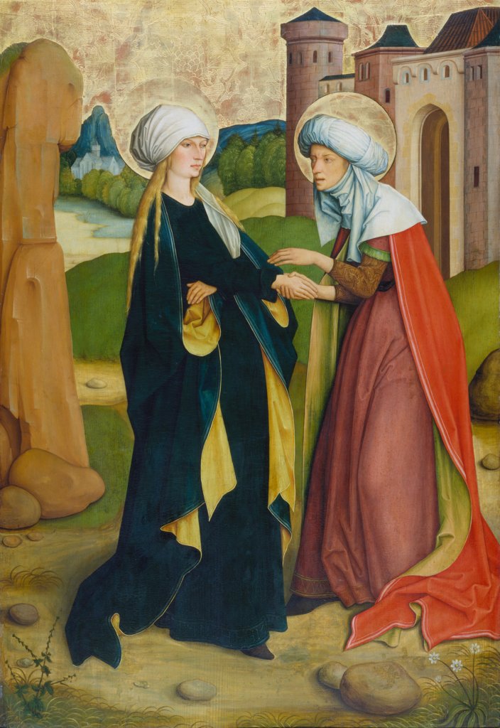 The Visitation, Master of the Pfullendorf Altar, Bartholomäus Zeitblom;  workshop ?