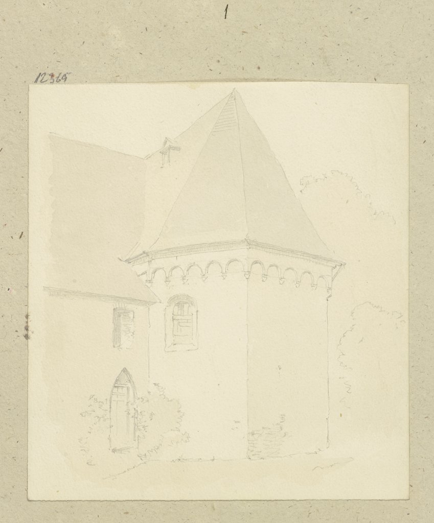 Partie einer Kirche in Marienhausen, Carl Theodor Reiffenstein