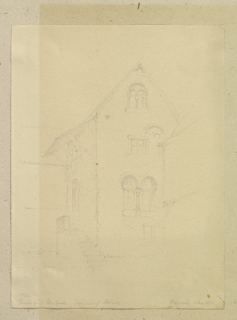 Das Templerhaus in Boppard, Carl Theodor Reiffenstein