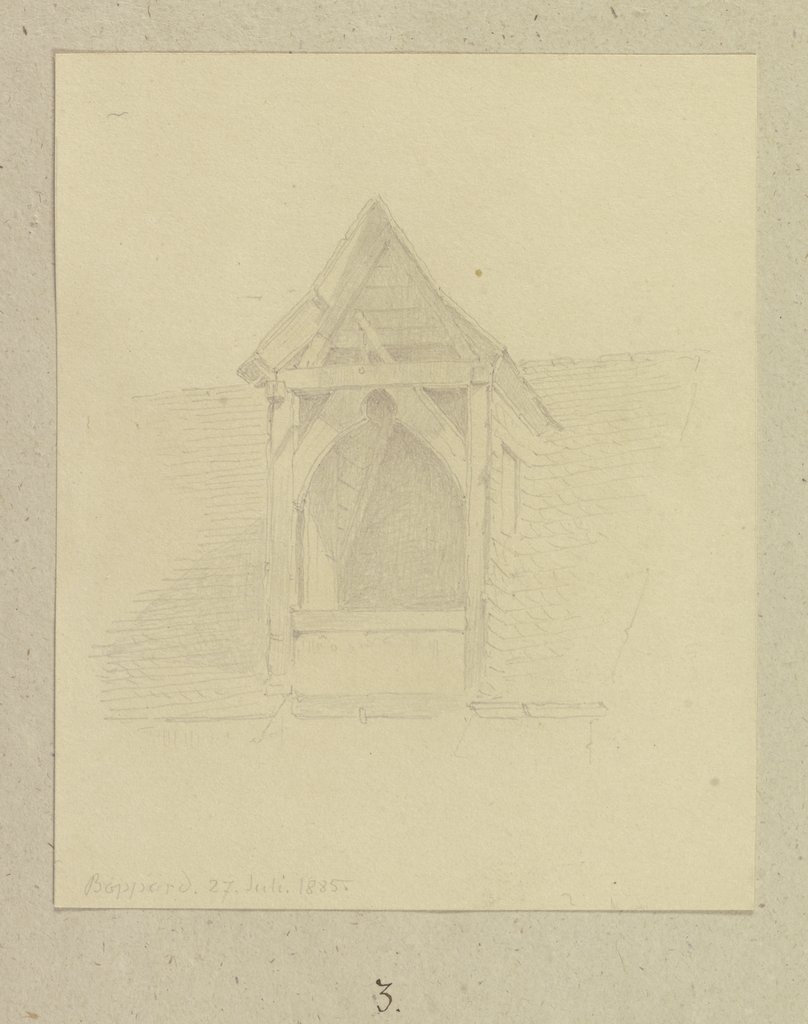 Dormer in Boppard, Carl Theodor Reiffenstein