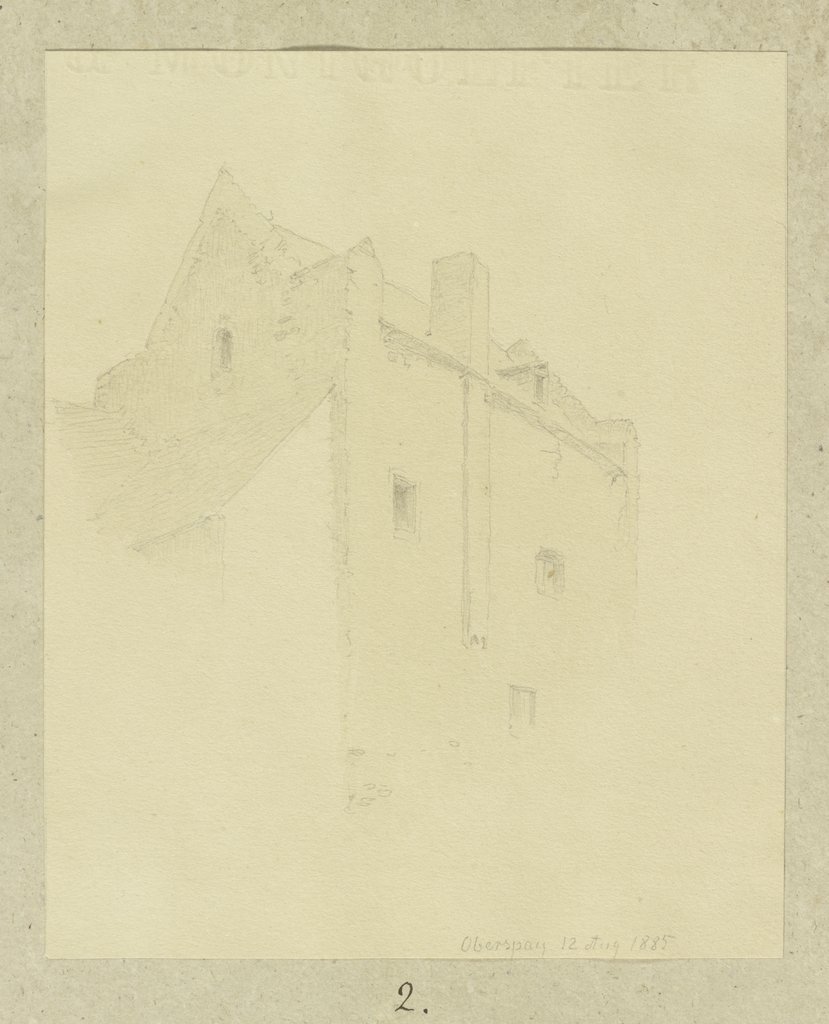 Buildings in Oberspay, Carl Theodor Reiffenstein