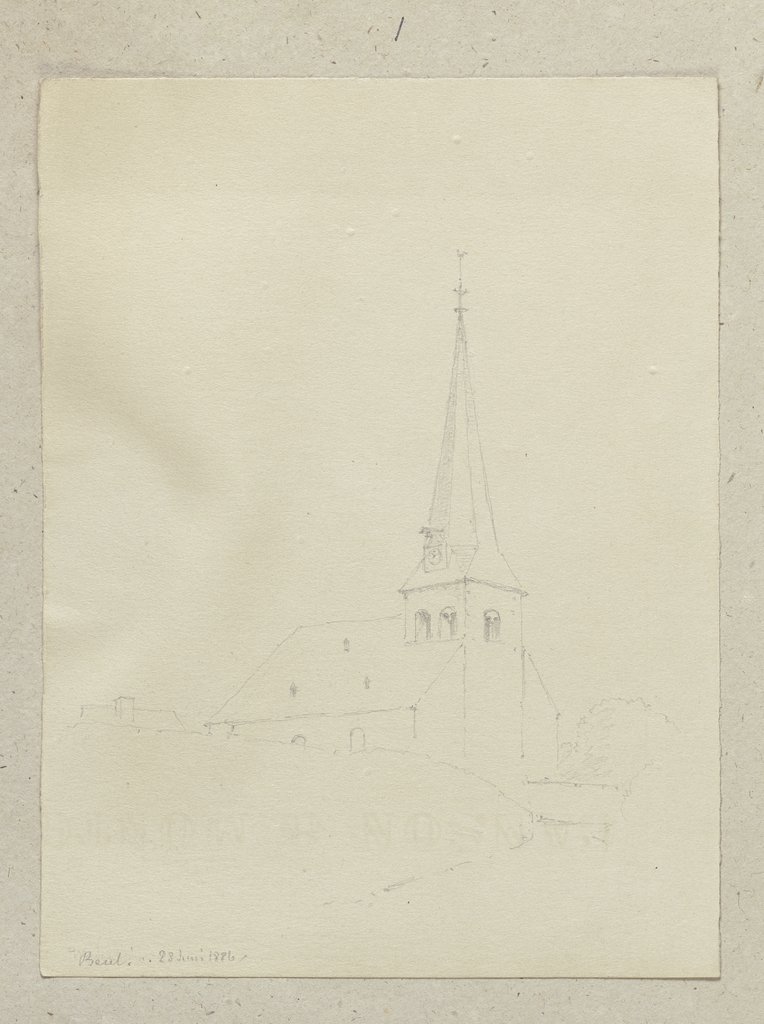 Church in Beul, Carl Theodor Reiffenstein