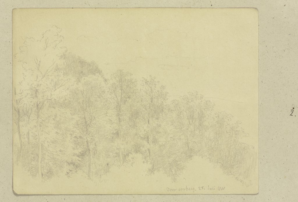 Waldstück am Donnersberg, Carl Theodor Reiffenstein