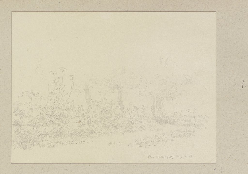 Landweg bei Heidelberg, Carl Theodor Reiffenstein