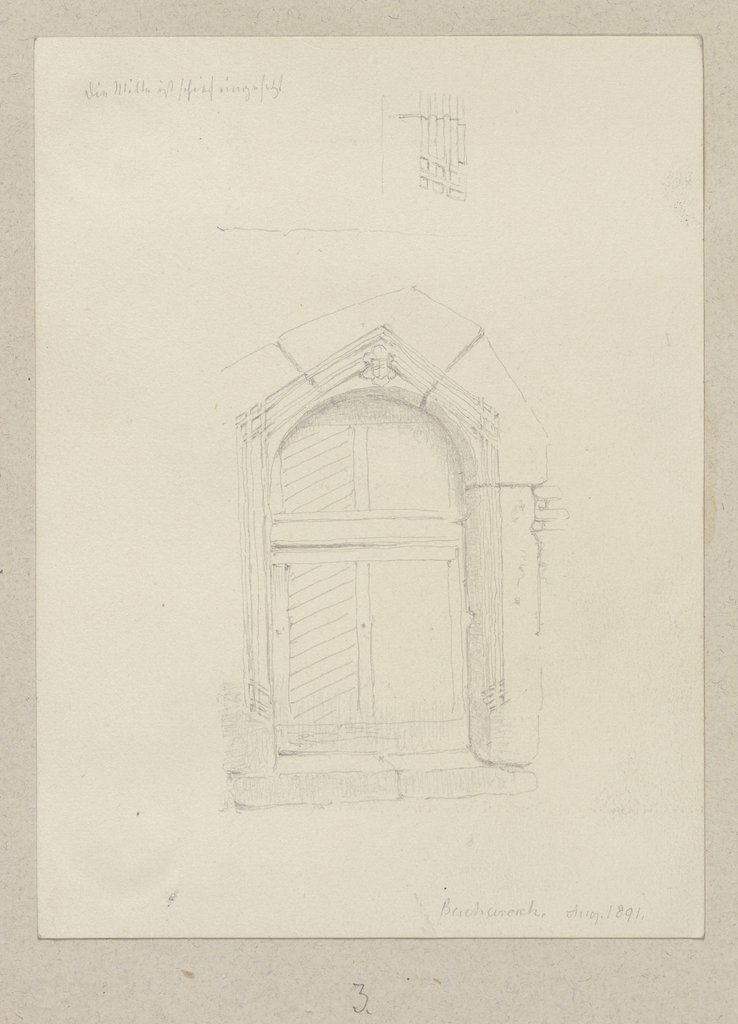 Portal in Bacharach, Carl Theodor Reiffenstein