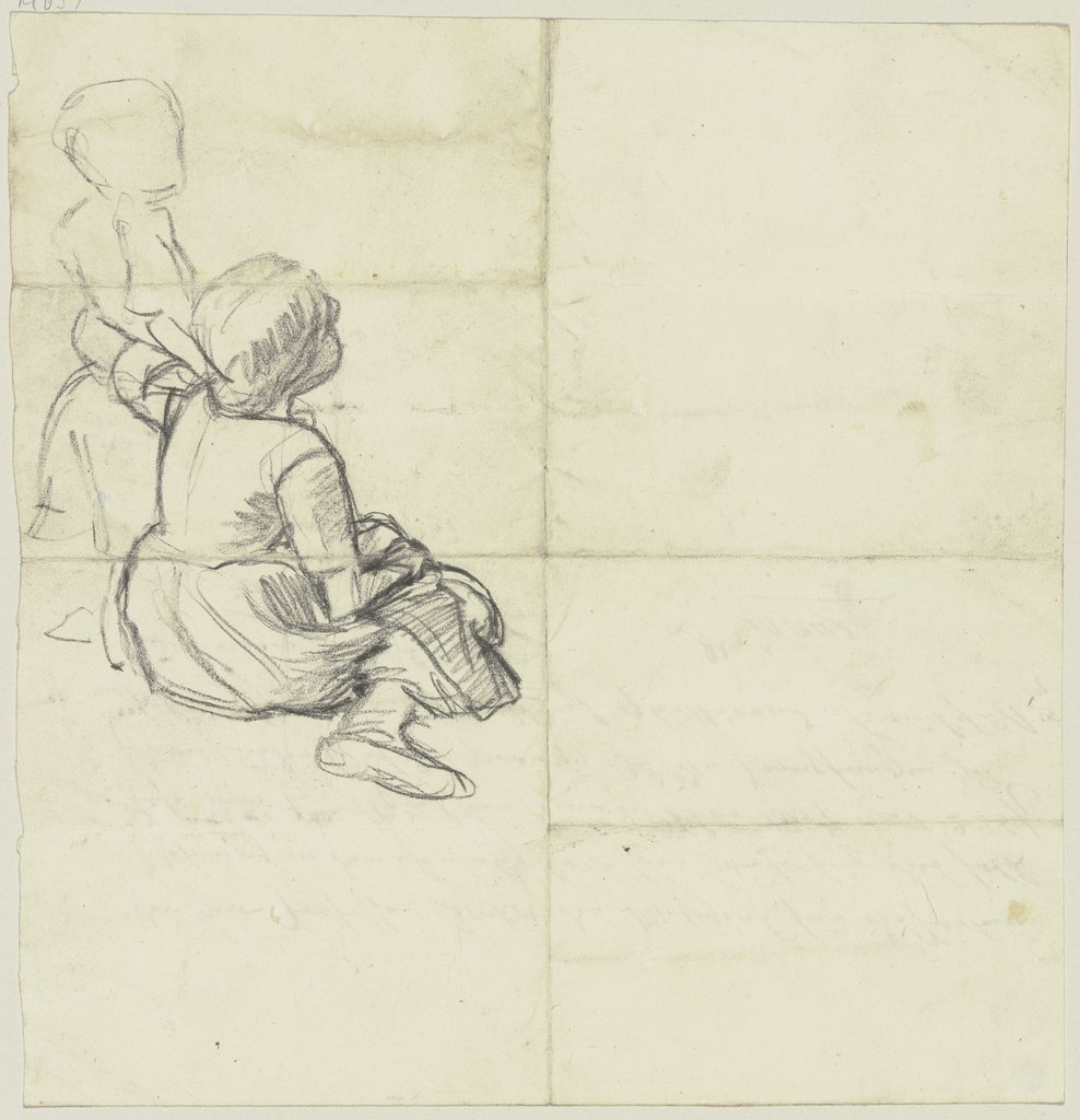 Study of a child, Jakob Becker