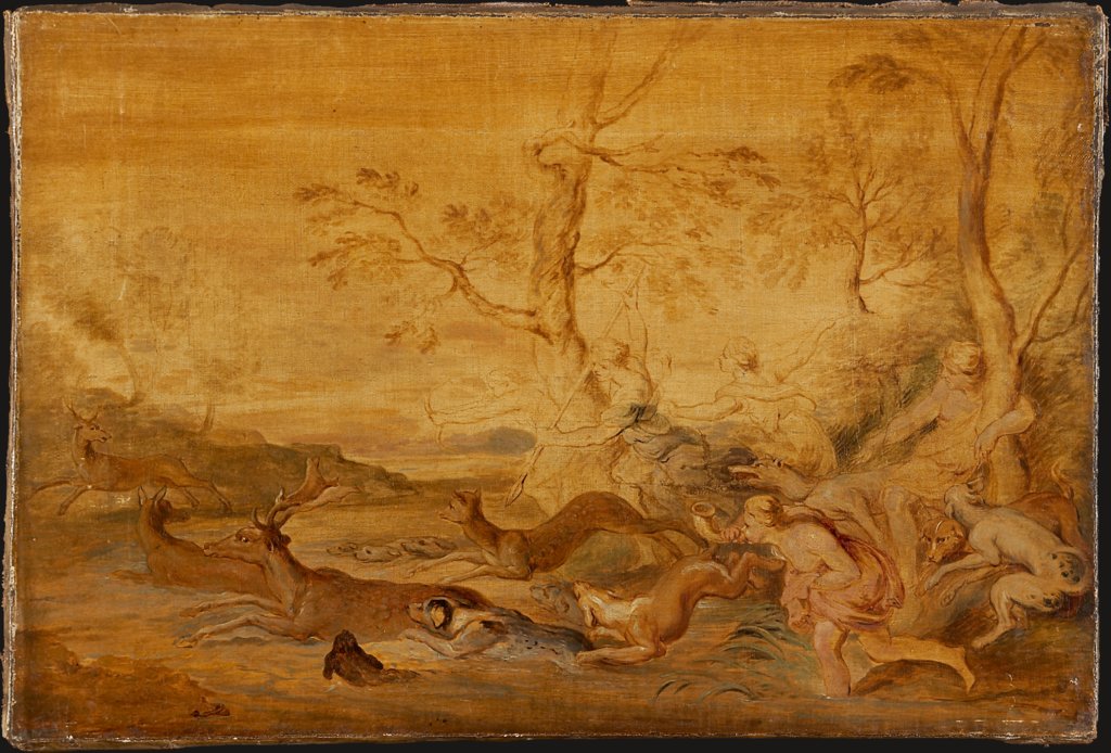 The Hunt of Diana, copy after Peter Paul Rubens