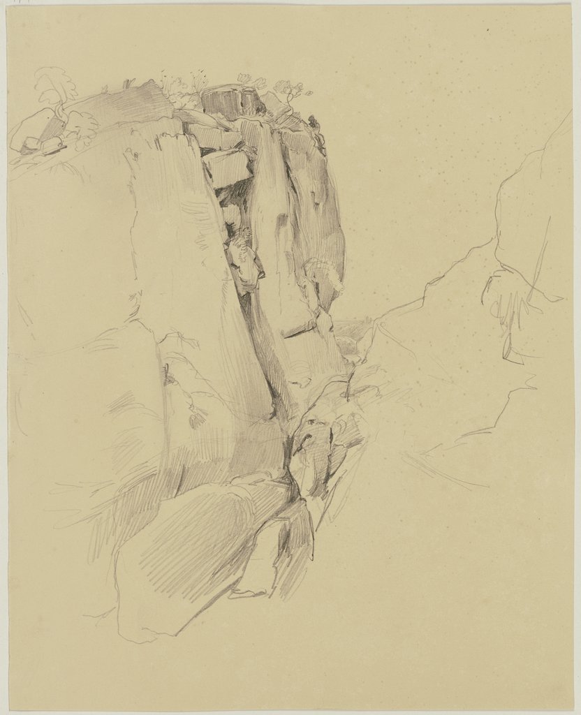 Rock face, Jakob Becker