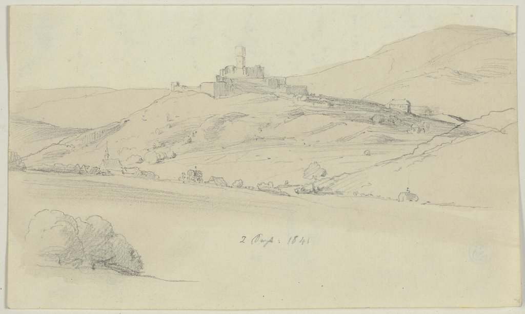 Landscape with a ruin, Jakob Becker