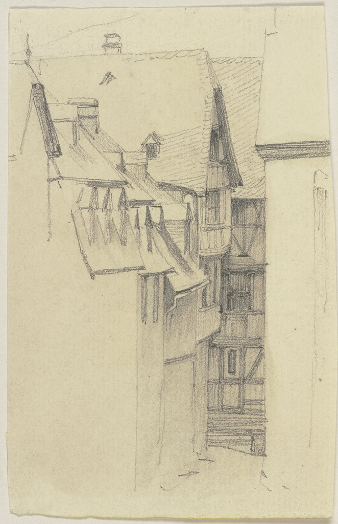 Row of houses, Jakob Becker