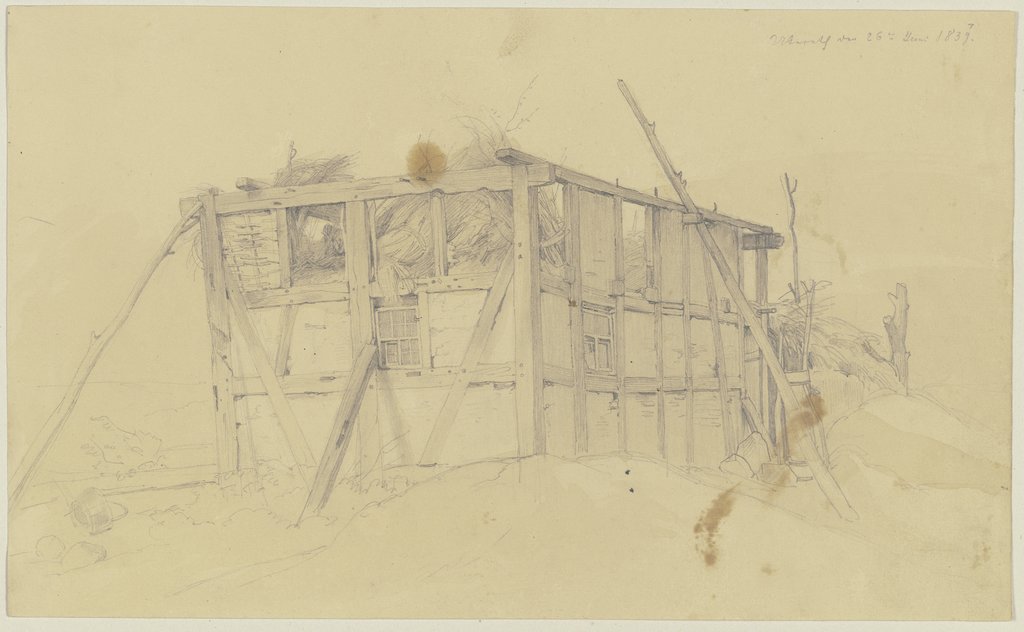 Barn in ruins, Jakob Becker