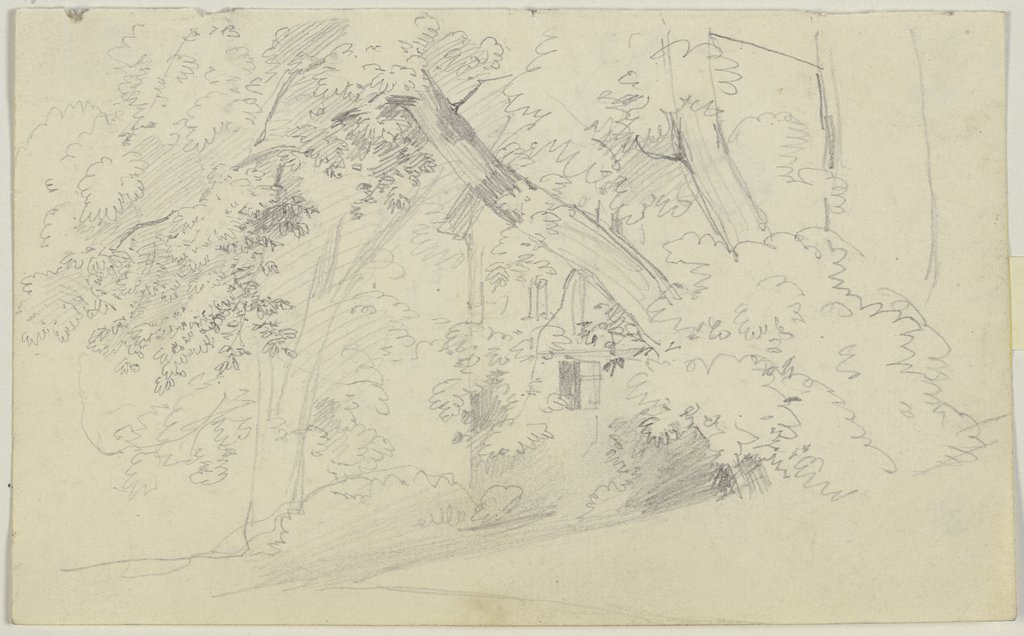 House between trees, Jakob Becker