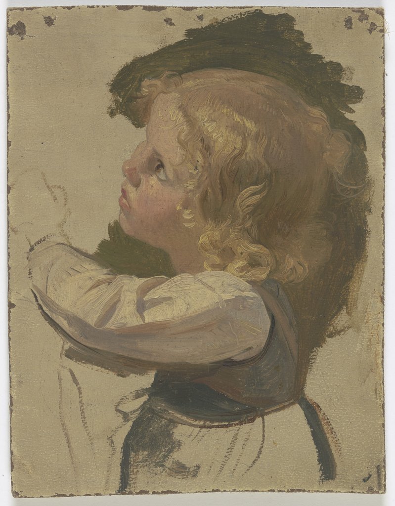 Small blond child, Jakob Becker