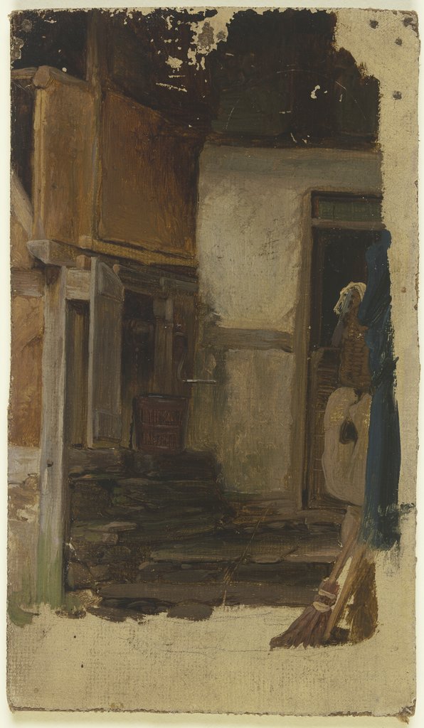 Well at a farmhouse, Jakob Becker