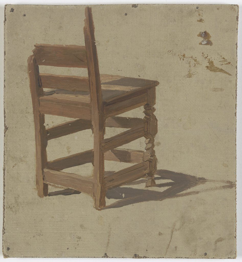 Wooden chair, Jakob Becker