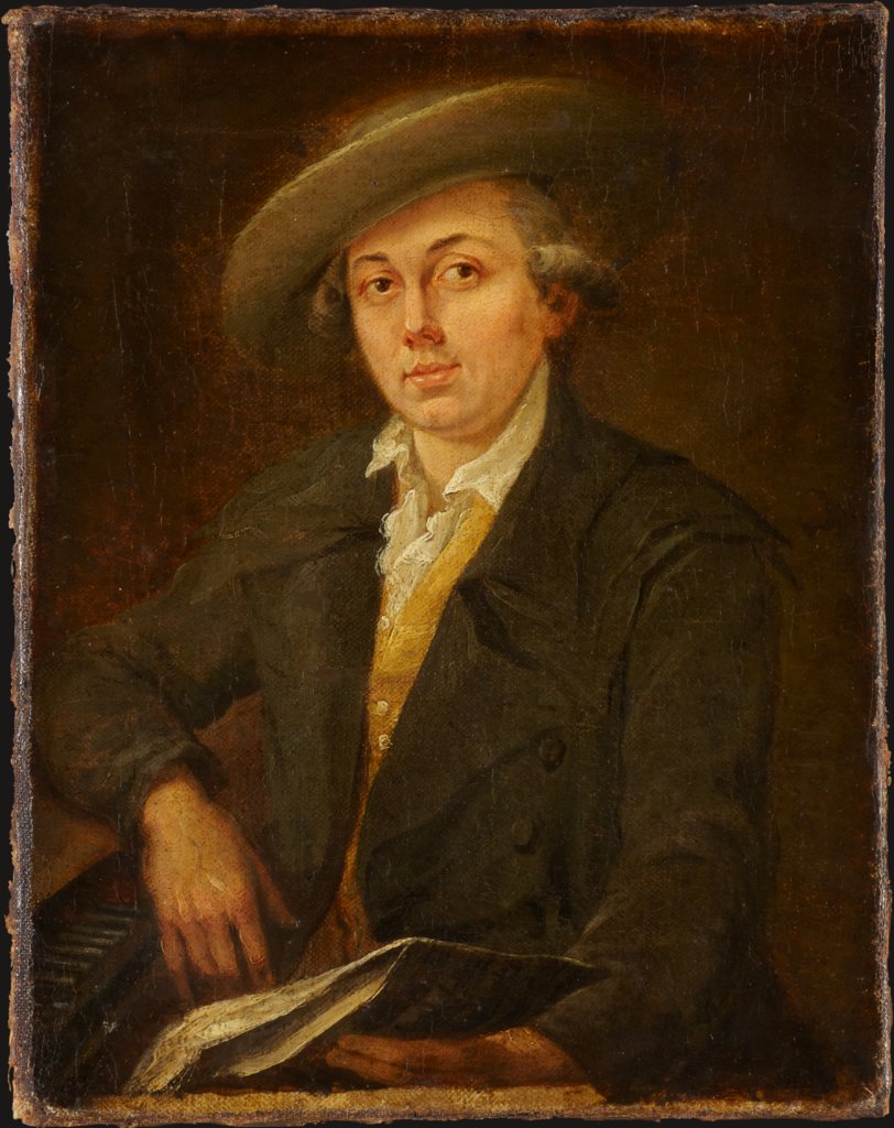 Portrait of a Musician (Portrait of the Composer Joseph Martin Kraus?), Johann Georg Schütz