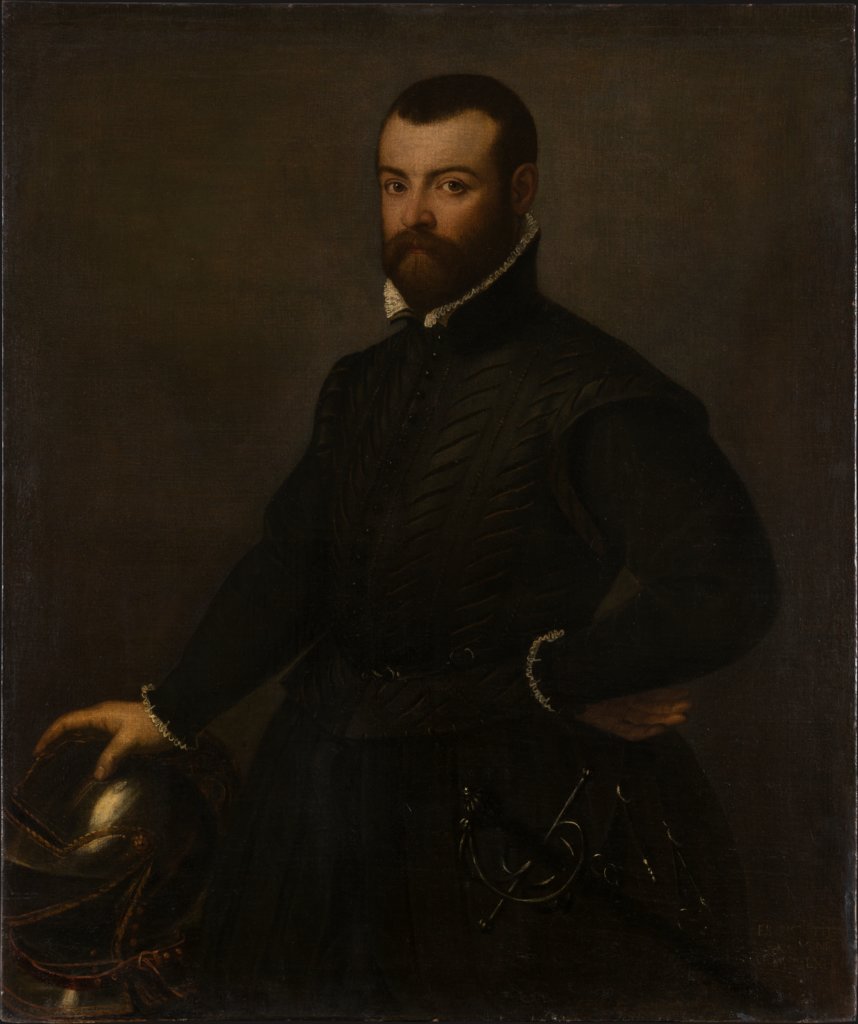 Bildnis des Francesco Titio, Art des Giovanni Battista Moroni