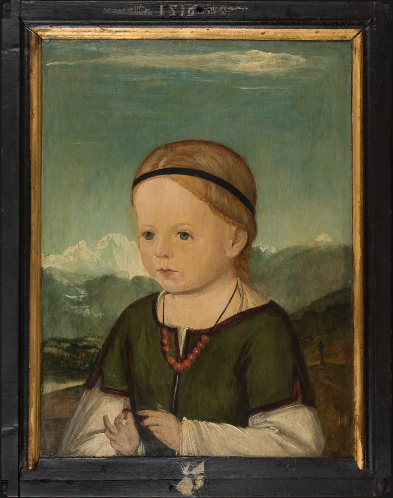 Portrait of Barbara Thenn (1513-1542), Master of the Portraits of the Thenn Children, Wolf Huber;  workshop ?