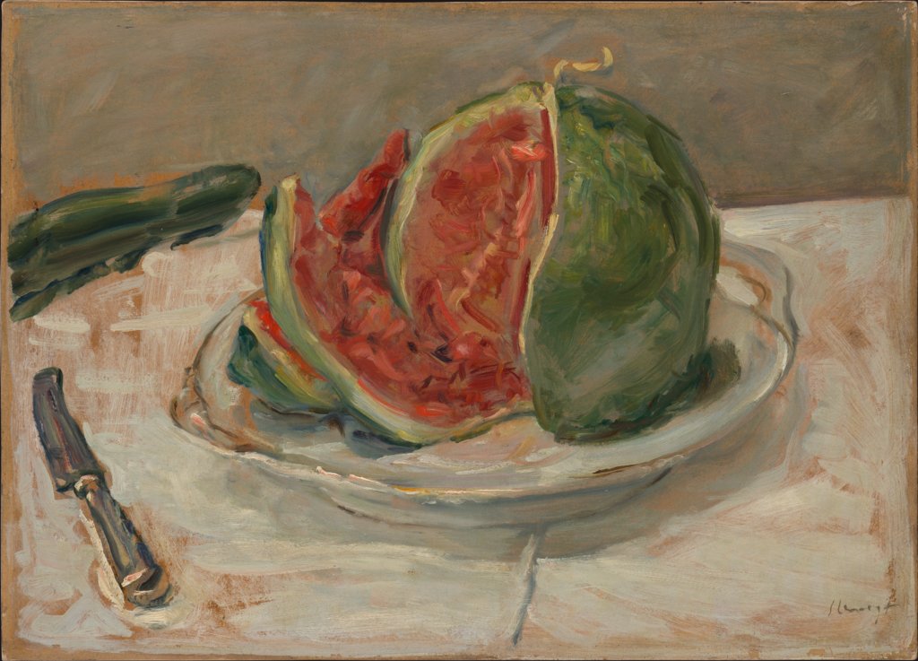 Still Life with Watermelon, Max Slevogt