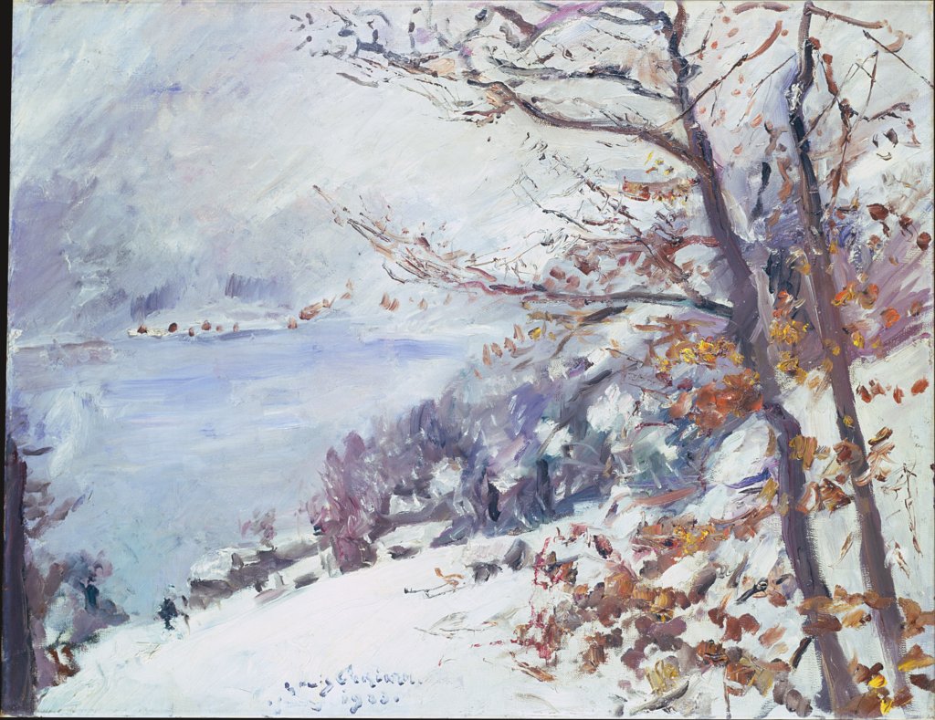 Walchensee in Winter, Lovis Corinth