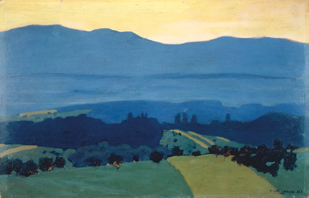 Jura-Landschaft bei Romanel, Félix Vallotton