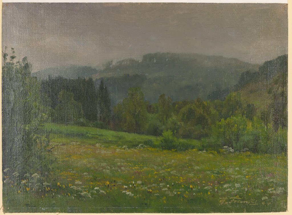 Biebertal (Rhön) in the rain, Hanny Franke