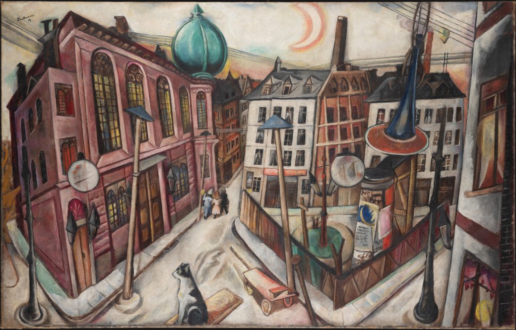 Die Synagoge in Frankfurt am Main, Max Beckmann