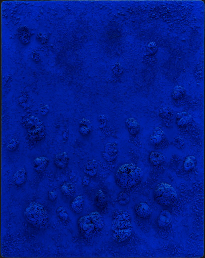 Relief éponge bleu (Kleine Nachtmusik), Yves Klein