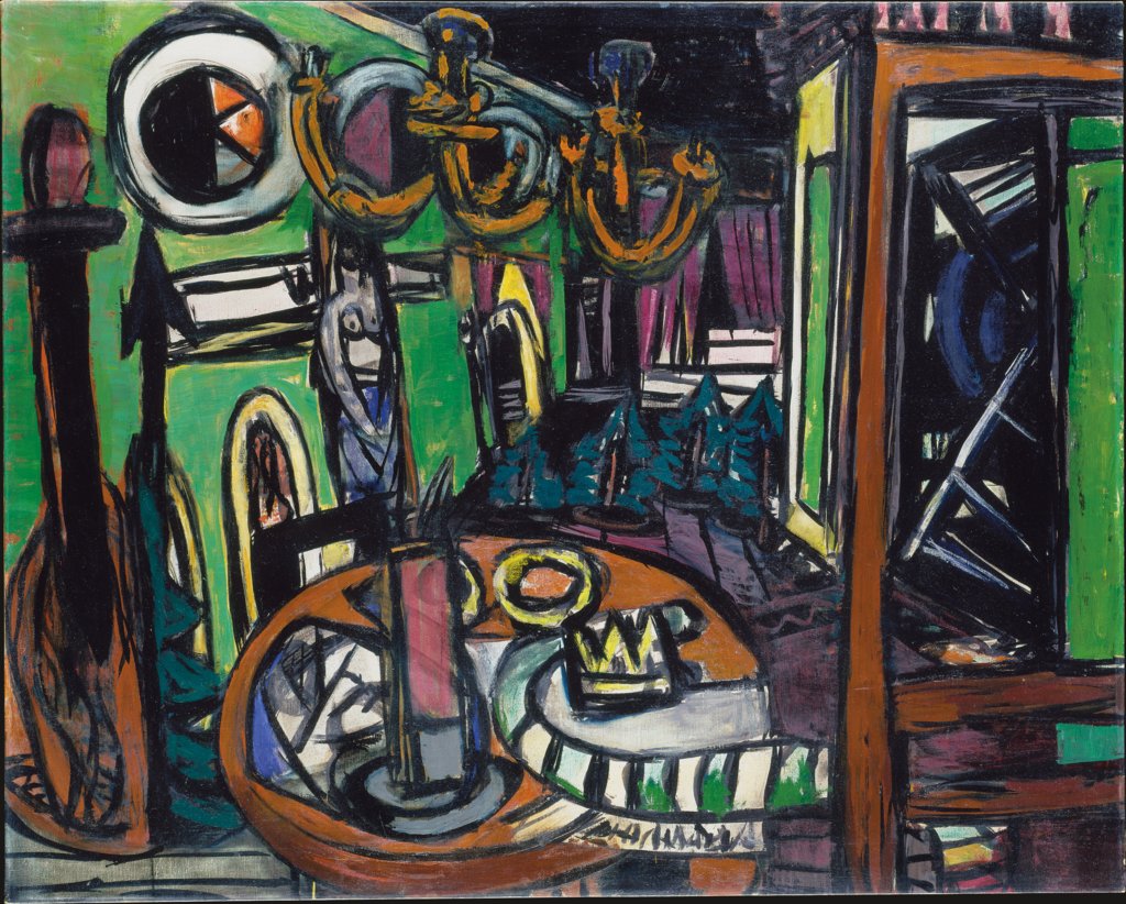 Backstage, Max Beckmann